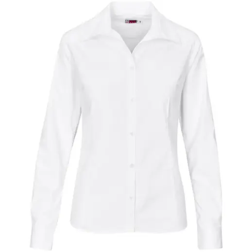 Ladies Long Twill Moderna White